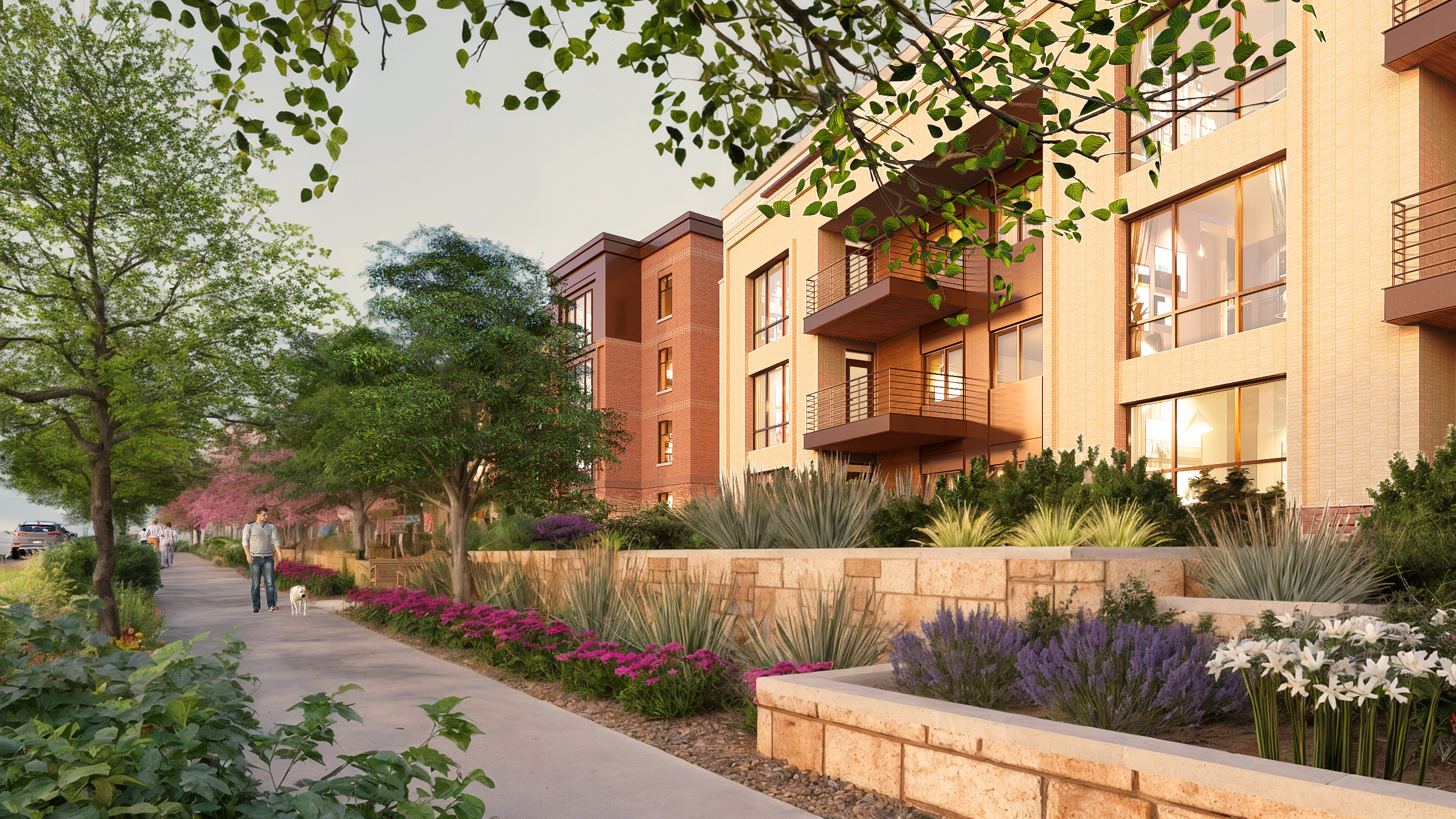 Rendering - Sioux Drive Looking West